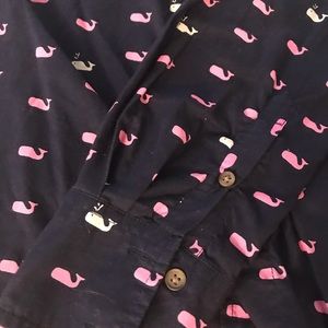 Button down whale shirt
